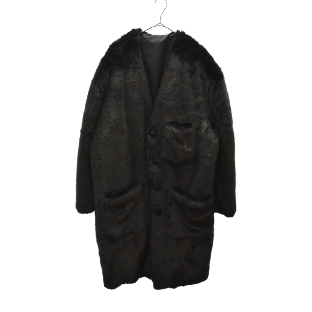 RAF SIMONS ラフシモンズ 19SS Classic three button coat リバーシブルレイヤードコート 191-614-30031-00080 シルバー/ブラック