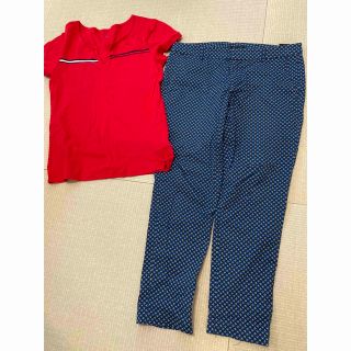 トミーヒルフィガー(TOMMY HILFIGER)のトミーヒルフィガー　Tシャツ・パンツ　2点セット　Lサイズ(Tシャツ(半袖/袖なし))