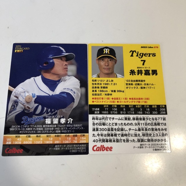 プロ野球チップスカードセット エンタメ/ホビーのトレーディングカード(シングルカード)の商品写真