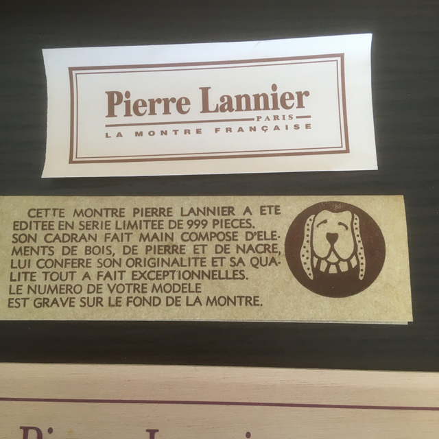 Pierre Lannier(ピエールラニエ)の未使用 Pierre Lannier ピエール・ラニエ　腕時計　限定版 レディースのファッション小物(腕時計)の商品写真