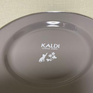 カルディ(KALDI)の新品未使用　カルディ　ネコの日バッグ　ホーロープレート(食器)