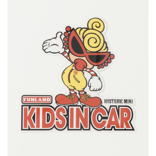 ヒステリックミニ(HYSTERIC MINI)のヒステリックミニ　FUNLAND　KIDS IN CAR STICKER(車外アクセサリ)