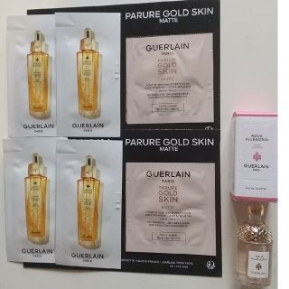 ゲラン(GUERLAIN)のGUERLAIN 試供品_オードトワレとオイル  4包 、ファンデーションセット(美容液)