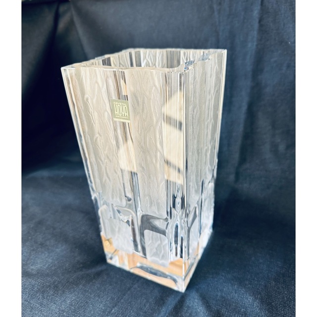 HOYAクリスタル大きめ高級花瓶フラワーベースガラス