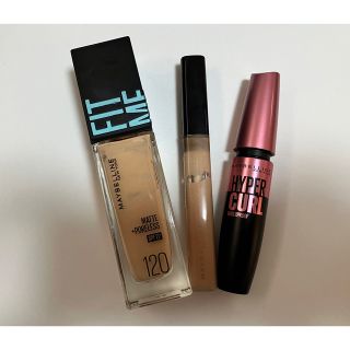 メイベリン(MAYBELLINE)のメイベリン　フィットミー　ファンデーション　コンシーラー　マスカラ(ファンデーション)