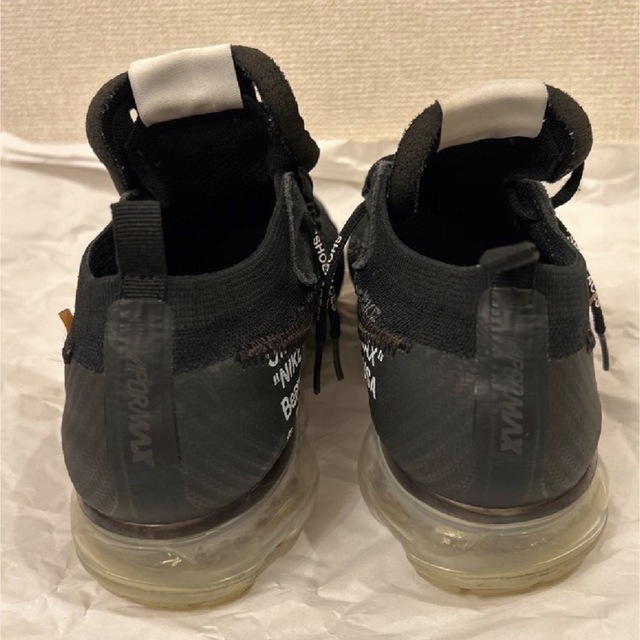 NIKE(ナイキ)のOFF-WHITE NIKE AIR VAPORMAX BLACK メンズの靴/シューズ(スニーカー)の商品写真