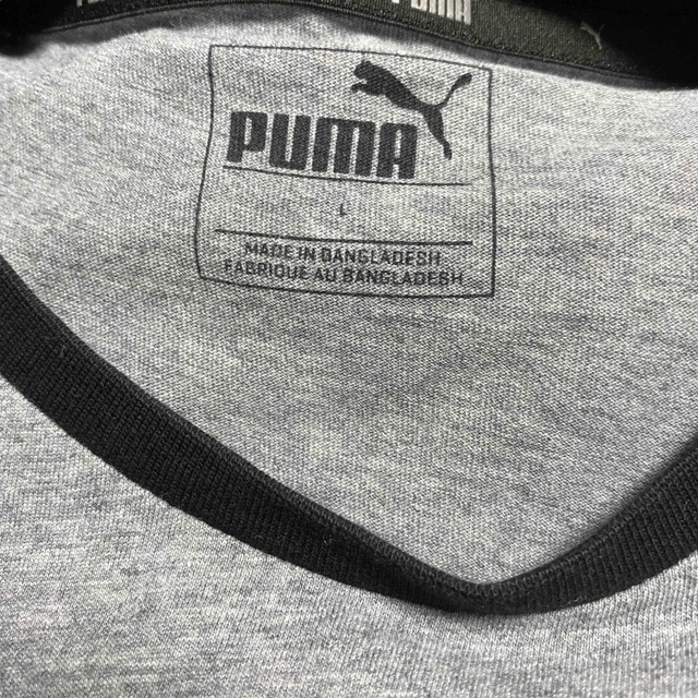 PUMA(プーマ)のメンズTシャツ　プーマ　長袖　グレーと黒　Ｌサイズ メンズのトップス(Tシャツ/カットソー(七分/長袖))の商品写真