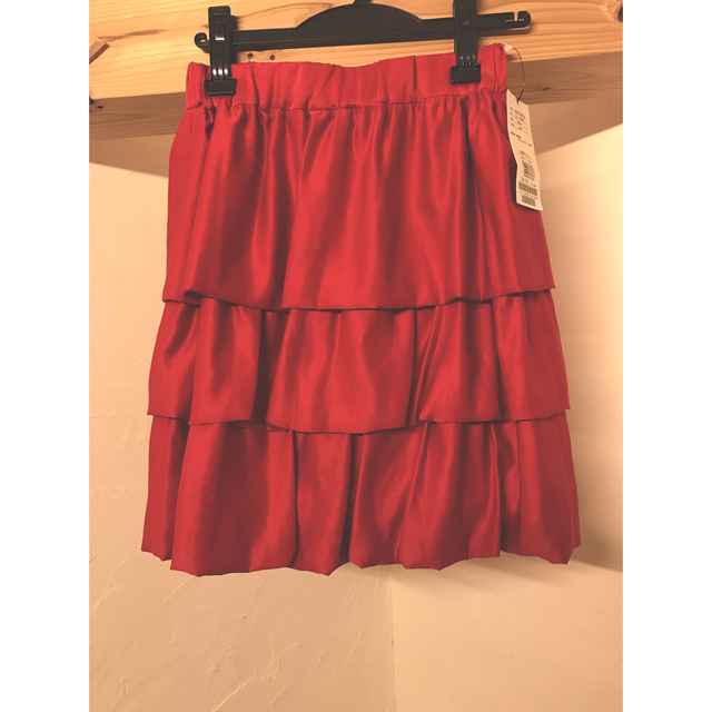 INDIVI(インディヴィ)の【新品⭐️タグ付き】INDIVI インディヴィ ティアードスカート レディースのフォーマル/ドレス(その他)の商品写真