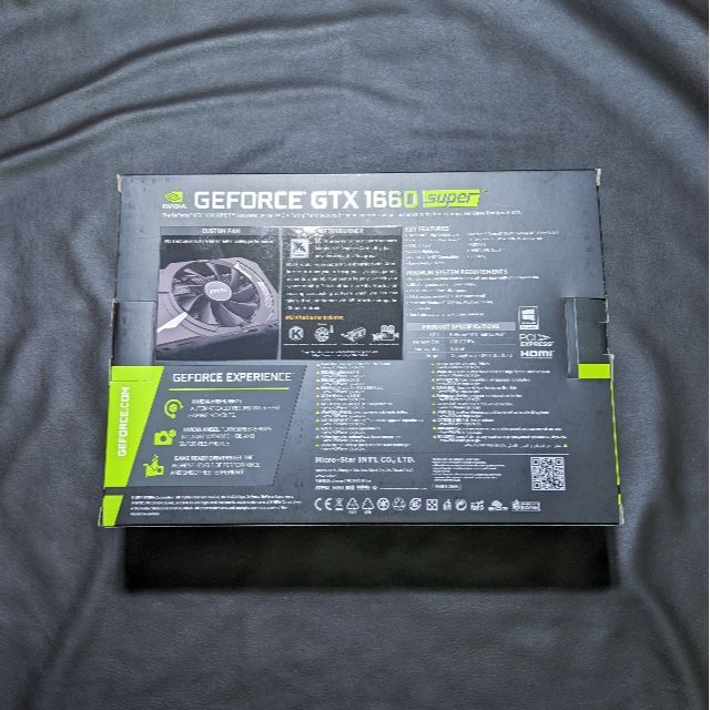 msi GTX 1660 Super AERO ITX OC msi GTX 1660 Super AERO ITX OC