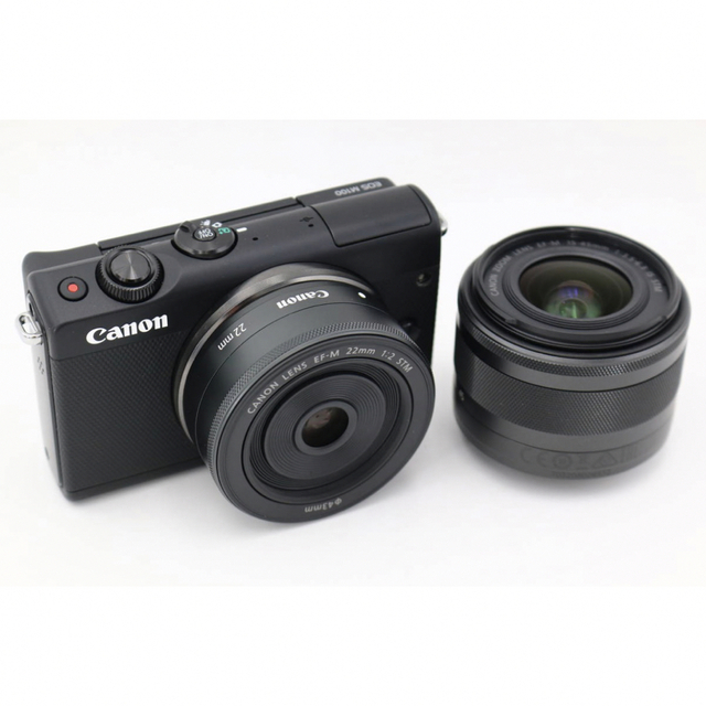 【値下】Canon EOS M100 Wレンズキット BK