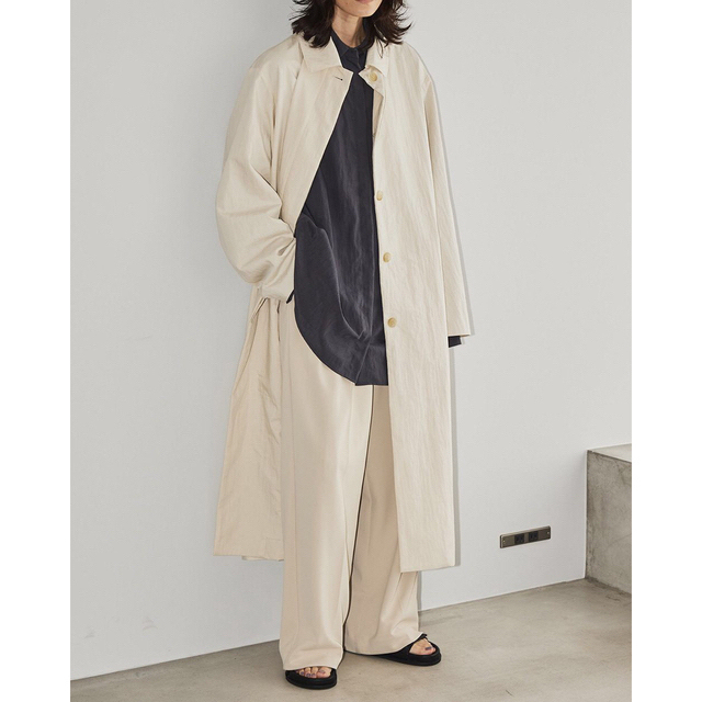todayful / Soutiencollar Over Coat 38 - ロングコート