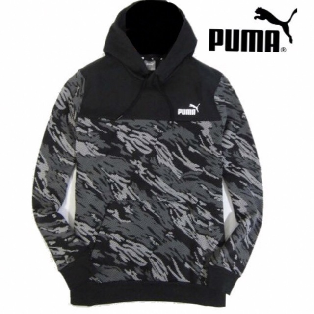 PUMA(プーマ)の【PUMA / プーマ】裏フリース スウェット パーカー（XXL・デジタルカモ柄 メンズのトップス(パーカー)の商品写真