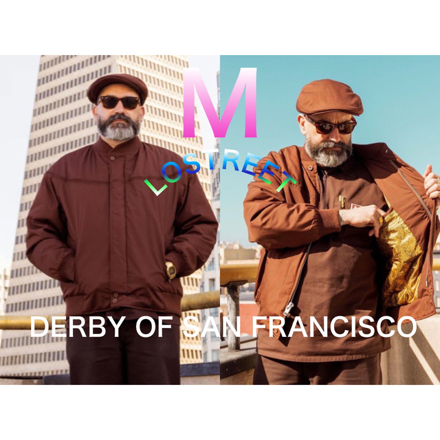 【茶/金/M】木村拓哉着用 DERBY OF SAN FRANCISCO