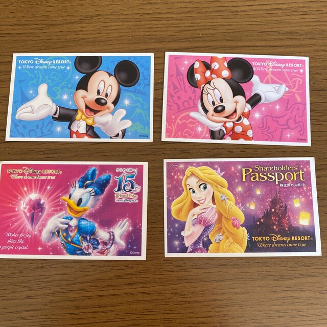 Disney(ディズニー)のディズニー　使用済み　チケット チケットの施設利用券(遊園地/テーマパーク)の商品写真