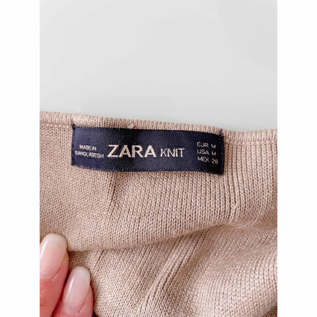 ZARA(ザラ)のザラニットキャミソール レディースのトップス(キャミソール)の商品写真