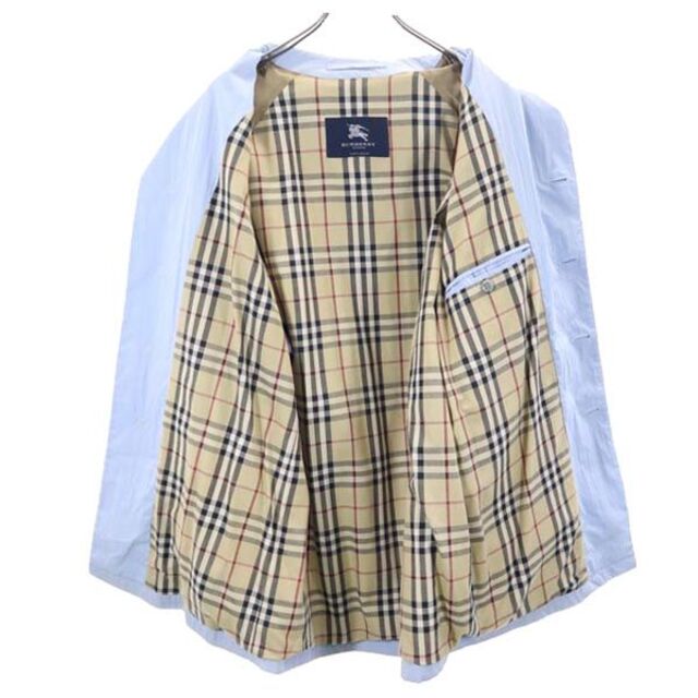 BURBERRY - バーバリー ステンカラー コート 水色 BURBERRY イギリス製