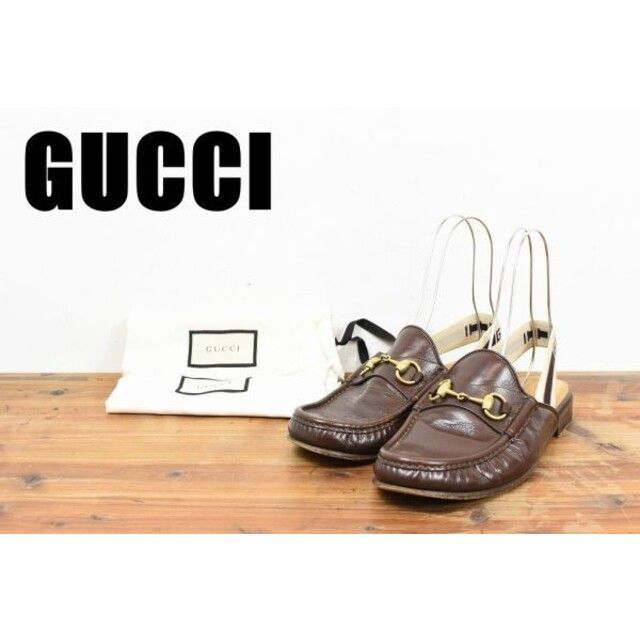 が大特価！ AC0014 MN - Gucci 高級 レザー ロゴ シェリーライン