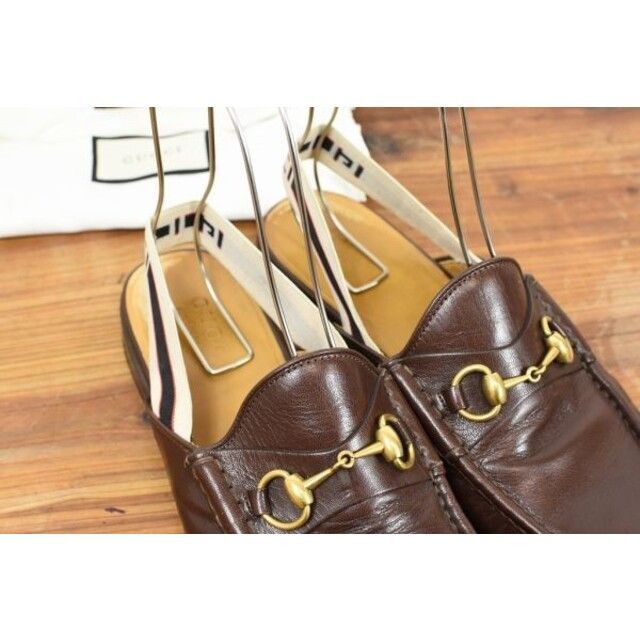 MN AC0014 高級 GUCCI グッチ シェリーライン ロゴ レザー