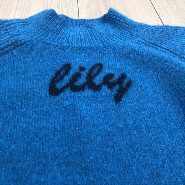 Lily Brown(リリーブラウン)のLily Brown リリーブラウン ロゴニットプルオーバー レディースのトップス(ニット/セーター)の商品写真