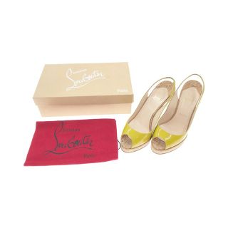 クリスチャンルブタン(Christian Louboutin)の〇〇Christian Louboutin クリスチャンルブタン レディース ストラップサンダル イエロー 表記サイズ 37(その他)