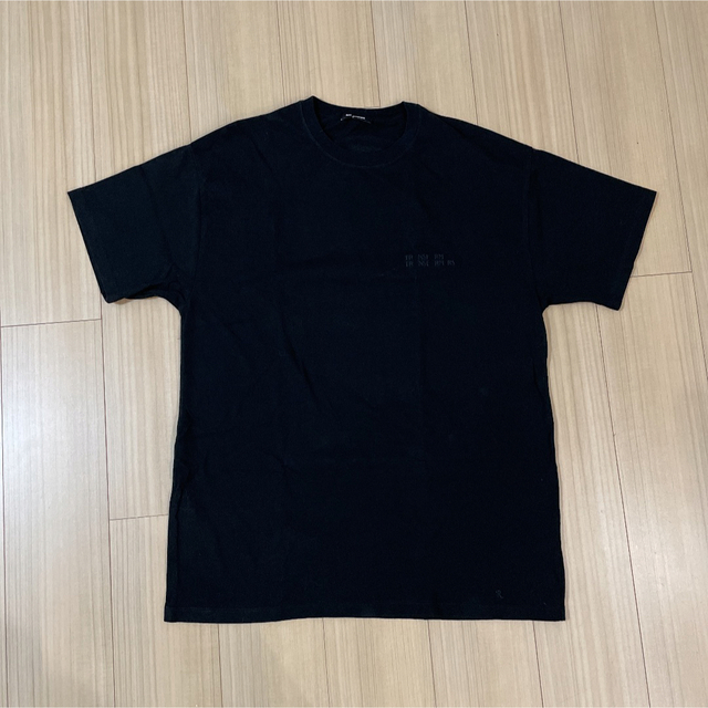 RAF SIMONS(ラフシモンズ)のラフシモンズ バックプリント 刺繍 Tシャツ M メンズのトップス(Tシャツ/カットソー(半袖/袖なし))の商品写真