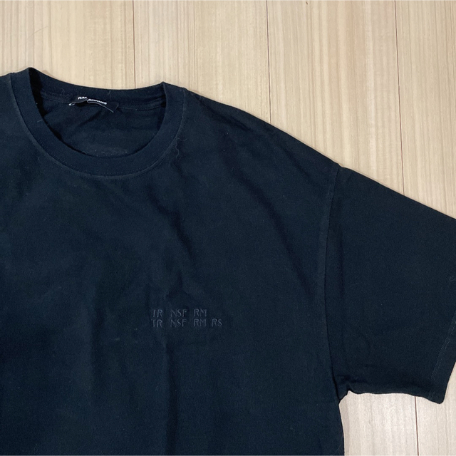 RAF SIMONS(ラフシモンズ)のラフシモンズ バックプリント 刺繍 Tシャツ M メンズのトップス(Tシャツ/カットソー(半袖/袖なし))の商品写真