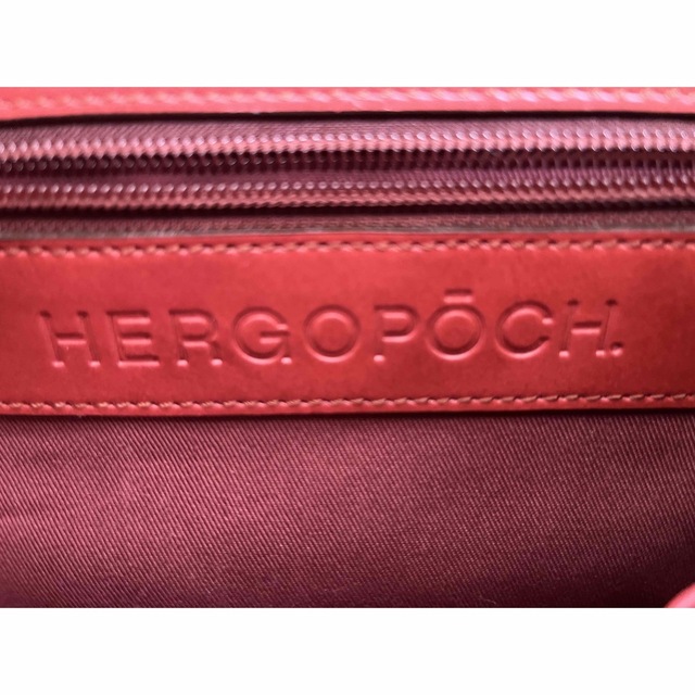 HERGOPOCH(エルゴポック)のエルゴポック　トートバッグ　ボルドー　極美品 レディースのバッグ(トートバッグ)の商品写真