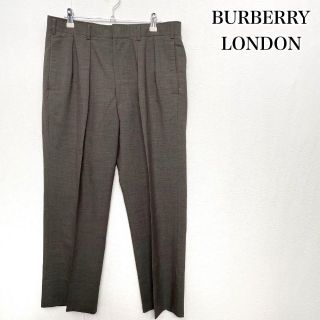 バーバリー(BURBERRY)の【入手困難】バーバリーロンドン ツータック センタープレス スラックス W85(スラックス)