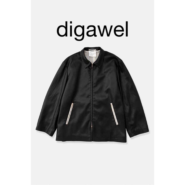 DIGAWEL(ディガウェル)のdigawel synthetic leather half coat メンズのジャケット/アウター(レザージャケット)の商品写真