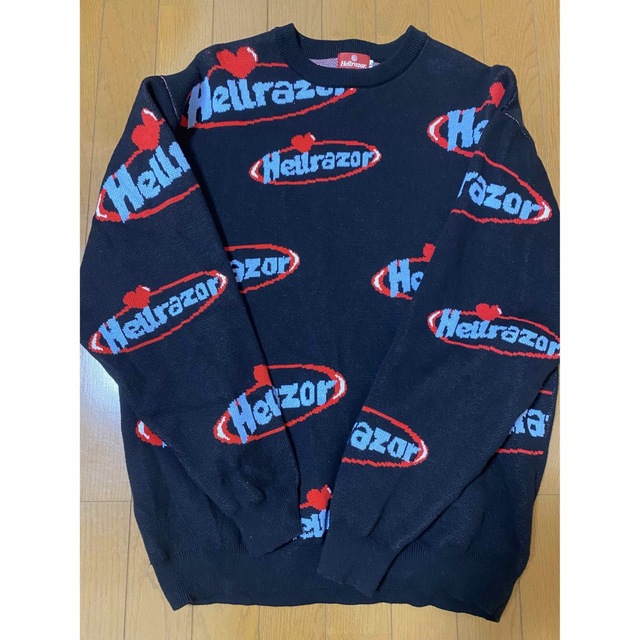 HELLRAZOR SWEETNESS KNIT SWEATER ヘルレイザー 9333円 メンズ