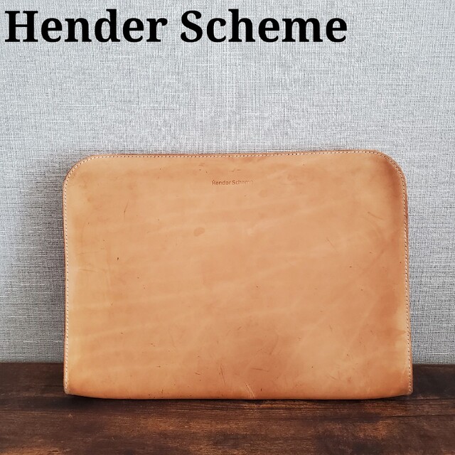 Hender Scheme エンダースキーマ ヌメ革 PCケース  本革 レザー