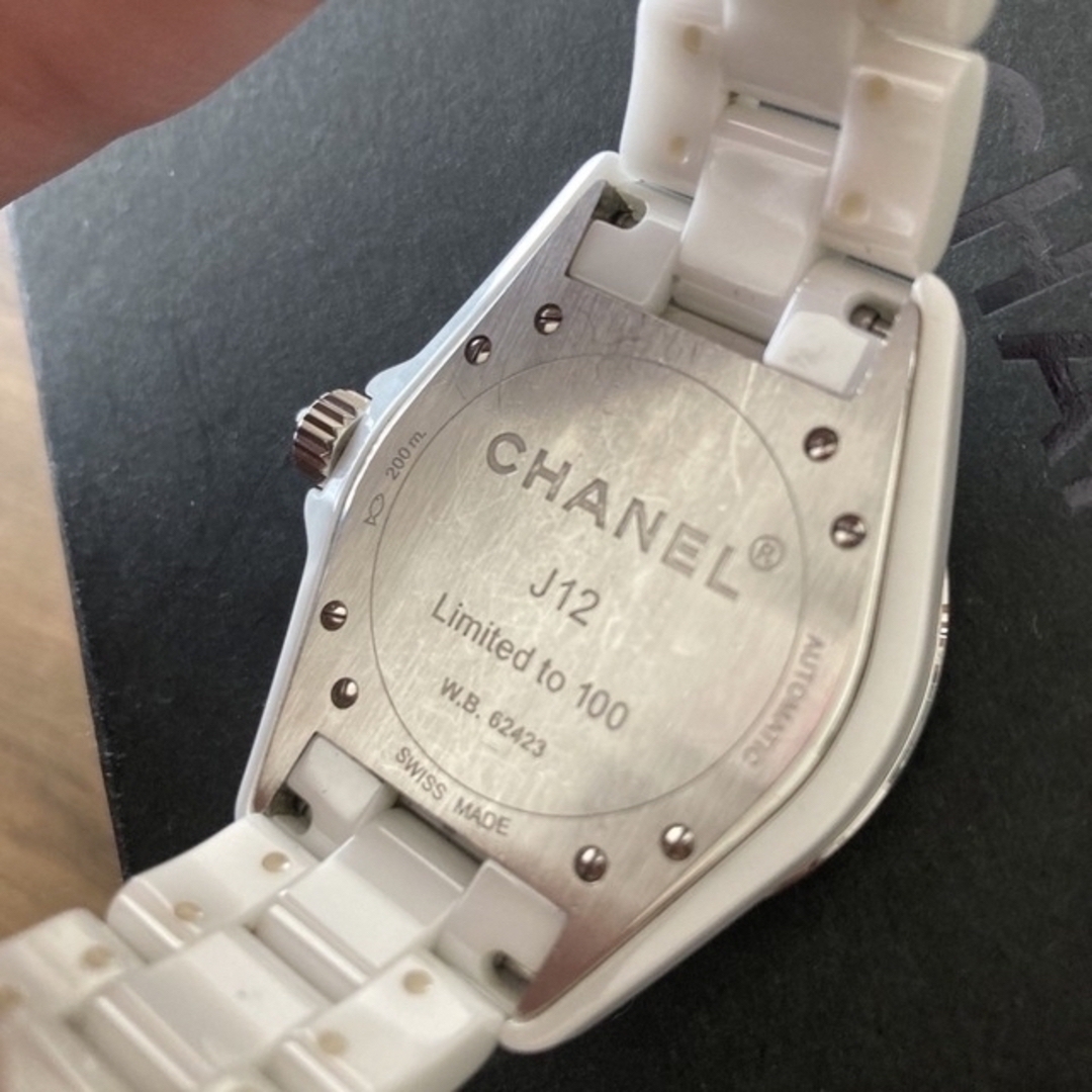 CHANEL(シャネル)の激レア！世界限定100本　CHANELJ12 送料込み　ワインダー付き メンズの時計(腕時計(アナログ))の商品写真