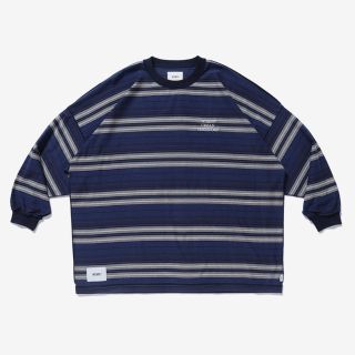 ダブルタップス(W)taps)の美品 22SS WTAPS JAM 02 / LS Mサイズ NAVY(Tシャツ/カットソー(七分/長袖))