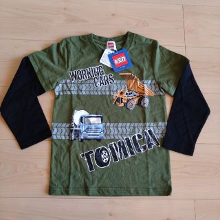 タカラトミー(Takara Tomy)の未使用　トミカ　ロンT 春先に!　120サイズ(Tシャツ/カットソー)