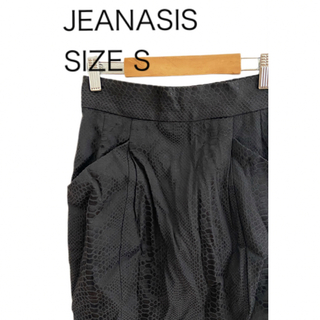 ジーナシス(JEANASIS)のJEANASIS ジーナシス スカート ブラック サイズS(ミニスカート)