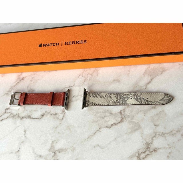 HERMES Apple Watchレザーバンド mm