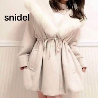 snidel モッズファーコート