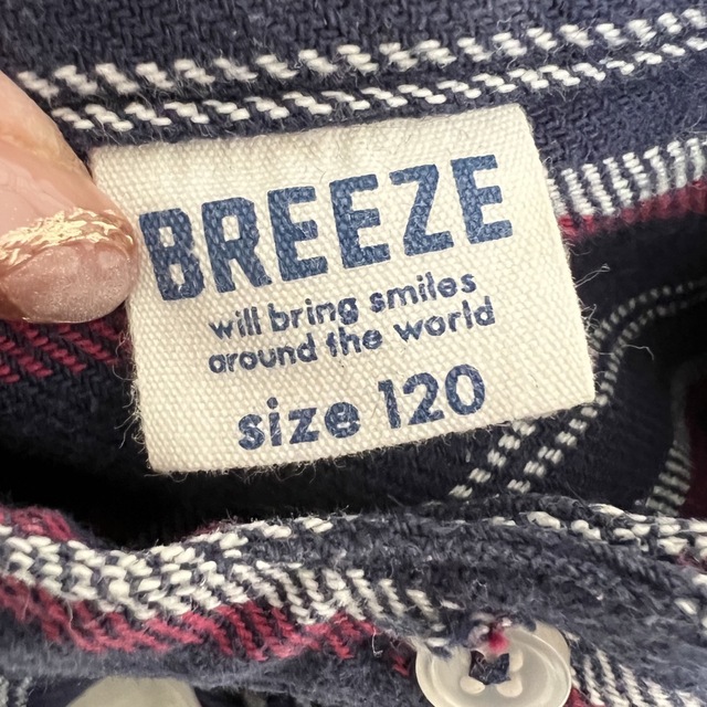 BREEZE(ブリーズ)のBREEZE   ワンピース　120cm キッズ/ベビー/マタニティのキッズ服女の子用(90cm~)(ワンピース)の商品写真