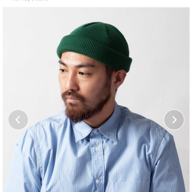 RACAL　ニット帽（グリーン） メンズの帽子(ニット帽/ビーニー)の商品写真