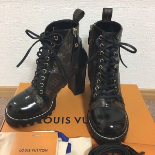 ルイヴィトン(LOUIS VUITTON)の最終値下げ。ルイヴィトン スタートレイル アンクルブーツ 付属品あり(ブーツ)