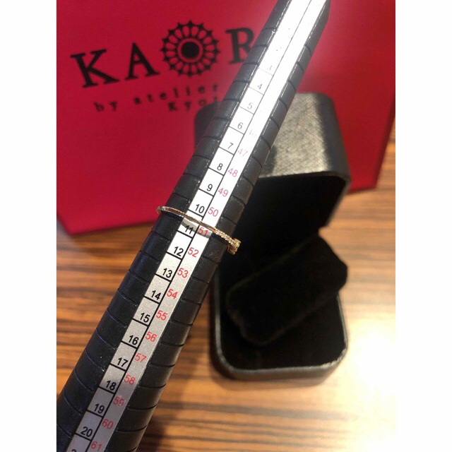 KAORU(カオル)の試着のみKAORU ダイヤモンド フラットリング レディースのアクセサリー(リング(指輪))の商品写真