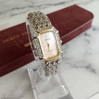 SEIKO - セイコーエクセリーヌ 美品 シェル 12Pダイヤ レディース