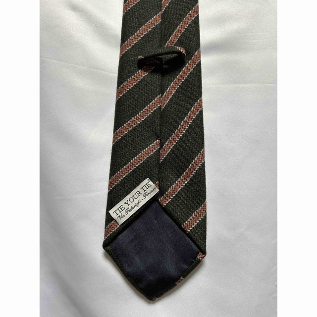 【 未使用品 】TIE YOUR TIE タイユアタイ カシミヤ100%ネクタイ