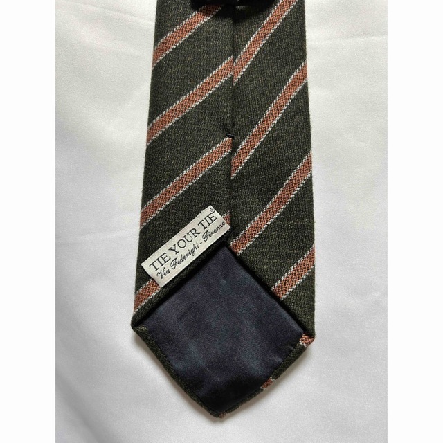 【 未使用品 】TIE YOUR TIE タイユアタイ カシミヤ100%ネクタイ