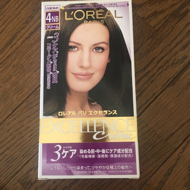 L'Oreal Paris(ロレアルパリ)のロレアル パリ エクセランス R クリームタイプ 4NB 深みのある自然な栗色( コスメ/美容のヘアケア/スタイリング(白髪染め)の商品写真