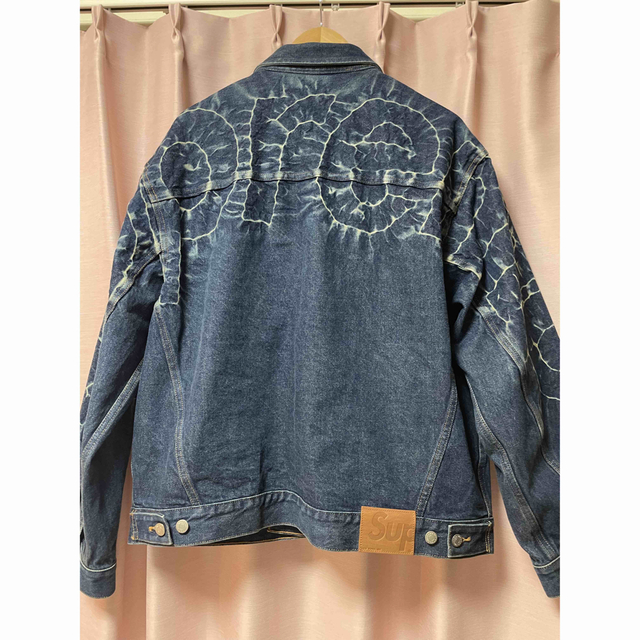 supreme shibori denim trucker jacket - Gジャン/デニムジャケット