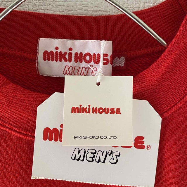 DeadStockmikiHOUSEミキハウススウェットトレーナー赤レッドL