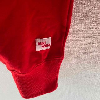 mikihouse - DeadStockmikiHOUSEミキハウススウェットトレーナー赤
