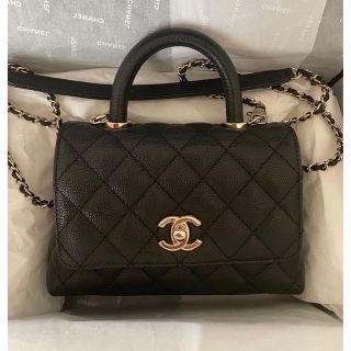 シャネル(CHANEL)の♡大人気♡シャネル　ココハンドル♡xxs  黒♡ブラック♡19㎝(ショルダーバッグ)