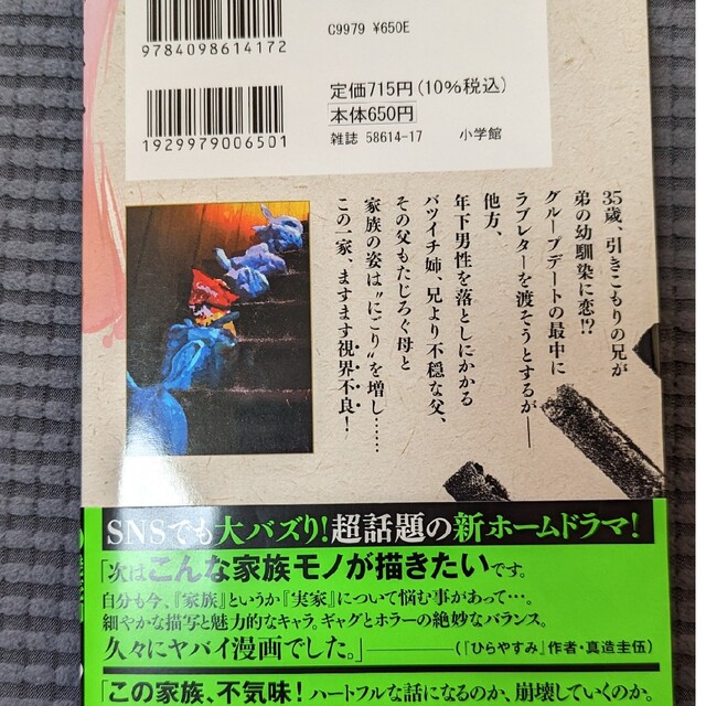 小学館(ショウガクカン)の住みにごり １、２ エンタメ/ホビーの漫画(青年漫画)の商品写真